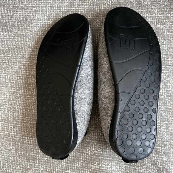 Mahabis Classic Larvik Felt Slippers EU 40 Gray Black Indoor Outdoor - Picture 3 of 13